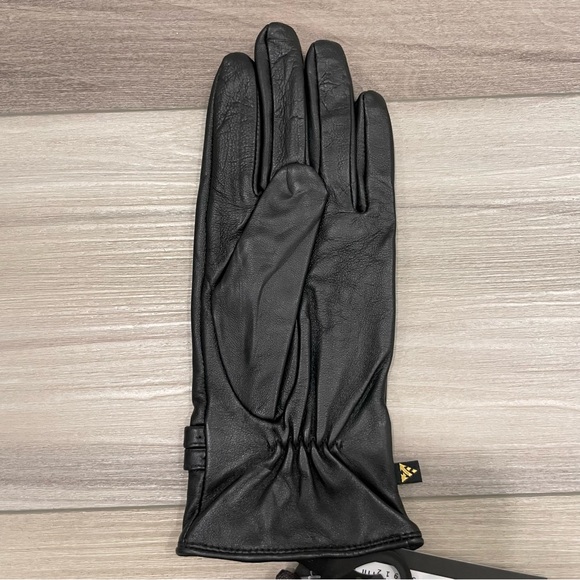 🇨🇦NWT AUCLAIR Ladies' Kate Sheepskin Gloves with Soft Lining Size 7.5 Black - Picture 6 of 15